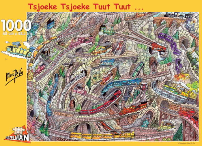 De Puzzelmantreintjes- M De Vos (1000)