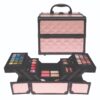 Casuelle make up koffer licht roze/ zwart frame