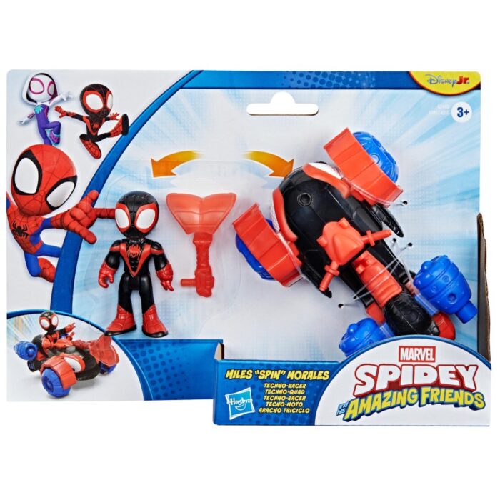Spidey And Friends 7,6cm Miles Techno Racer Veh