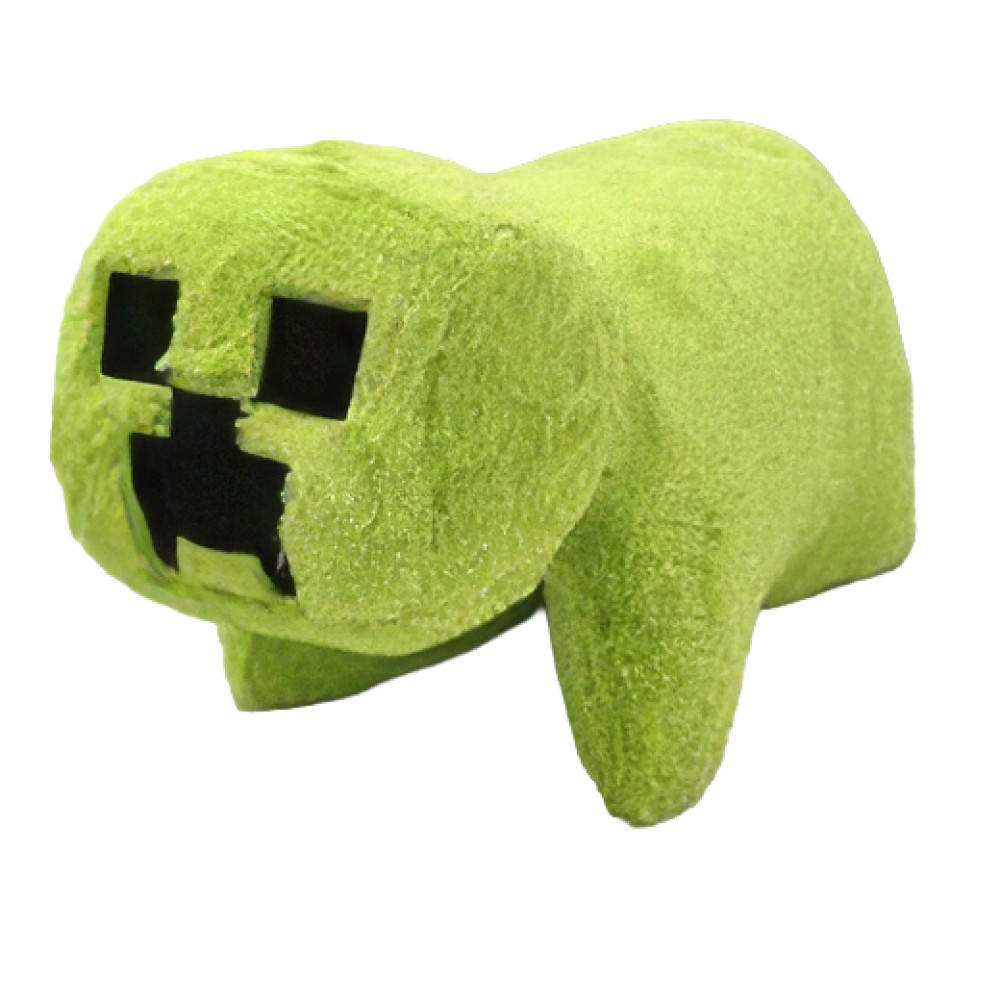 Minecraft creeper 2in1 knuffelkussen 35x30cm