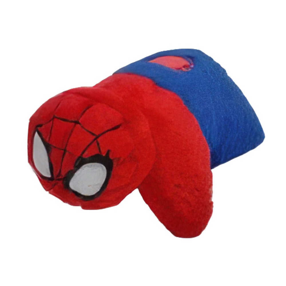 Spiderman 2in1 deluxe knuffelkussen 35x30cm