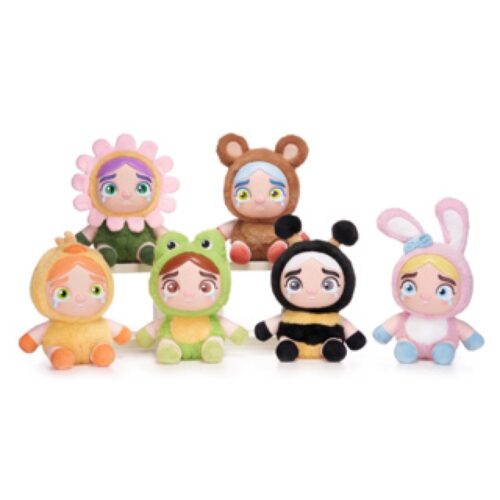 Kanashiko Pluche 6 assorti 24cm (assortiment – willekeurige uitvoering)
