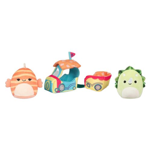 Squishmallows Micromallows Pluche 6,5cm 2-Pack + 2 Accessoires 18,5 x 19,5cm (assortiment – willekeurige uitvoering)