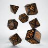 Halloween Pumpkin Black & orange Dice Se