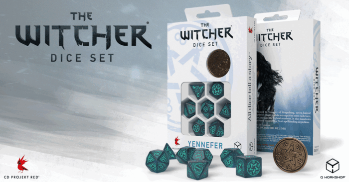 The Witcher Dice Set. Yennefer - Sorcere