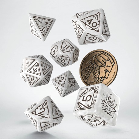 The Witcher Dice Set. Geralt - The White