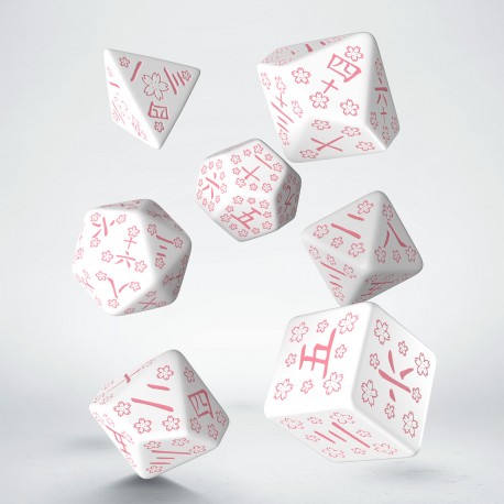 Japanese Dice Set: Cherry Blossoms Petal