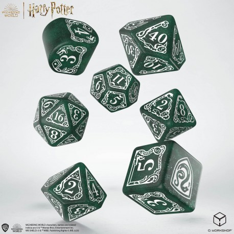 Harry Potter. Slytherin Modern Dice Set