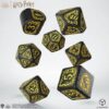 Harry Potter. Hufflepuff Modern Dice Set