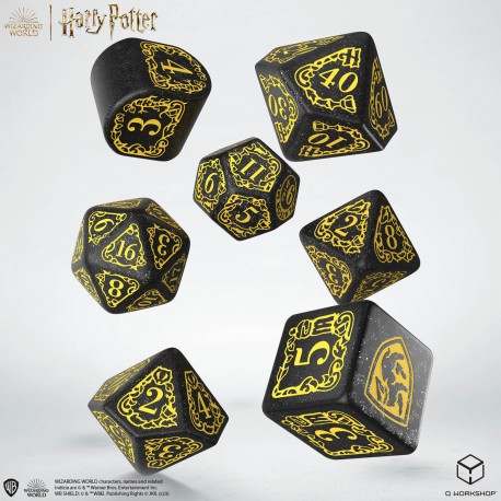 Harry Potter. Hufflepuff Modern Dice Set