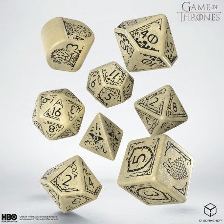 Game of Thrones. Stark Dice Set.