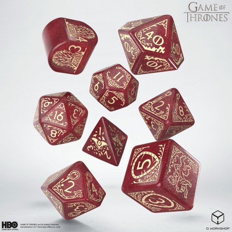 Game of Thrones. Lannister Dice Set.