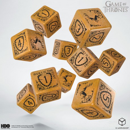 Game of Thrones. Baratheon 10xD6 Dice Se