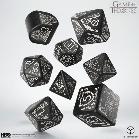 Game of Thrones. Night's Watch Dice Set.