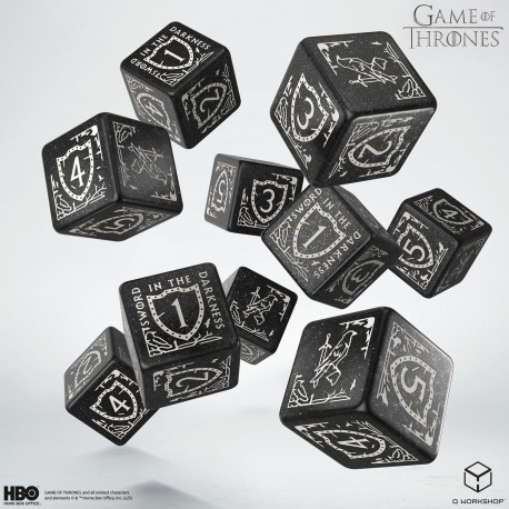 Game of Thrones. Night's Watch 10xD6 Dic