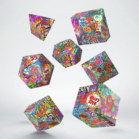 Full Art Dice Set™: Graffiti