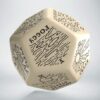 Weather Generator Die: Beige&Black