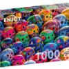 Colorful Skulls (1000)