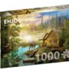 A Log Cabin on the River (1000)