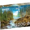 A Log Cabin by the Rapids (1000)