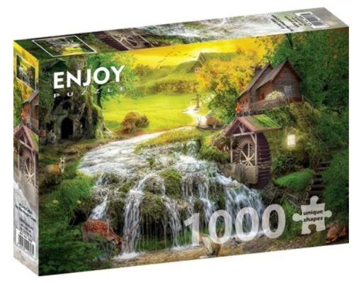 A Log Cabin by the Magic Creek (1000)
