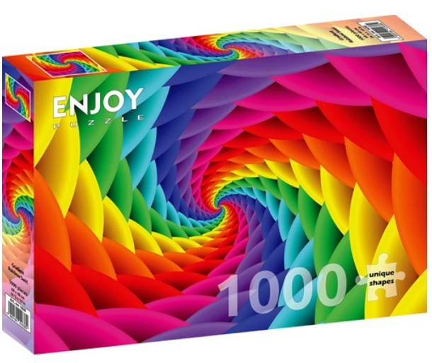 Gradient Rainbow Swirl (1000)