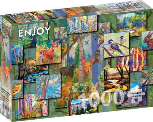 Woodland Collage (1000)