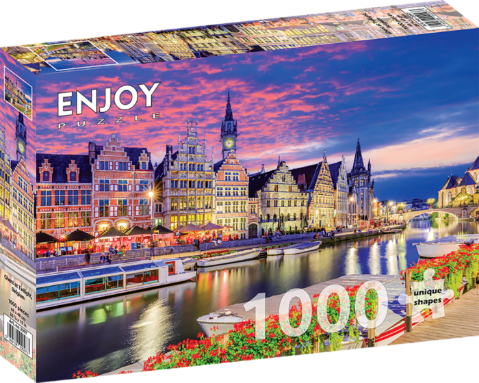 Ghent at Twilight, Belgium (1000)