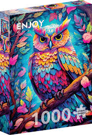 Enjoy Puzzle Dazzling Owl – Puzzel 1000 stukjes