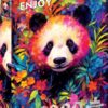 Playful Panda Cub (1000)
