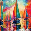 Colorful Sailboats (1000)