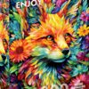 Flower Garden Fox (1000)