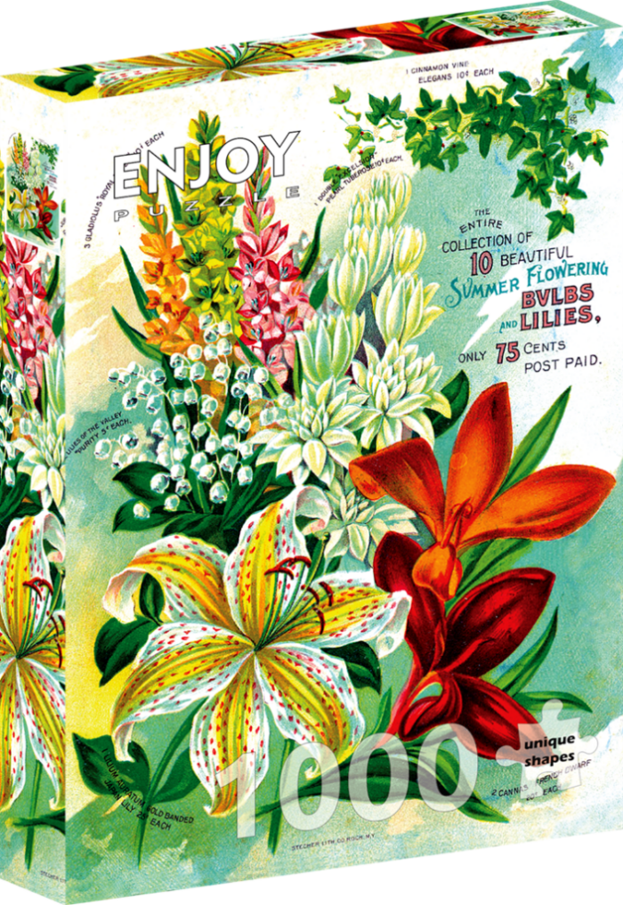 Vintage Flower Catalog Art (1000)