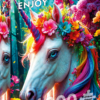 Floral Unicorn (1000)