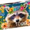 Floral Raccoon (1000)