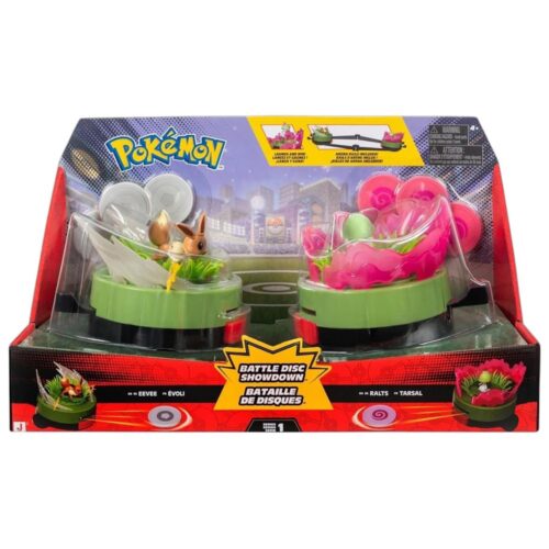 Pokemon Game Battle Disc Showdown Eevee #3 & Ralts Battle arena