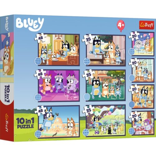 Puzzel 10 in 1 Story of Bluey