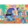 Puzzel Stitch stranddag 100 stuks