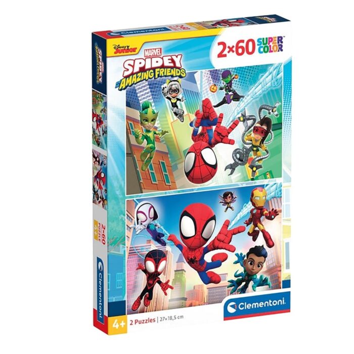 Puzzel Spidey 2x60 stukjes