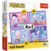 Puzzel 4 in 1 Fun met Snoopy 12-15-20-24 stuks