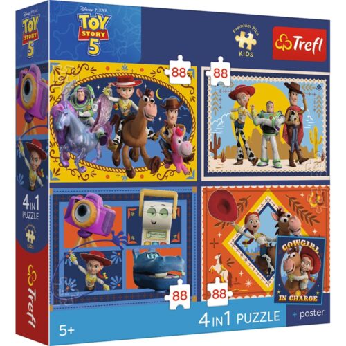 Puzzel 4 in 1 Toy Story 5 4 x 88