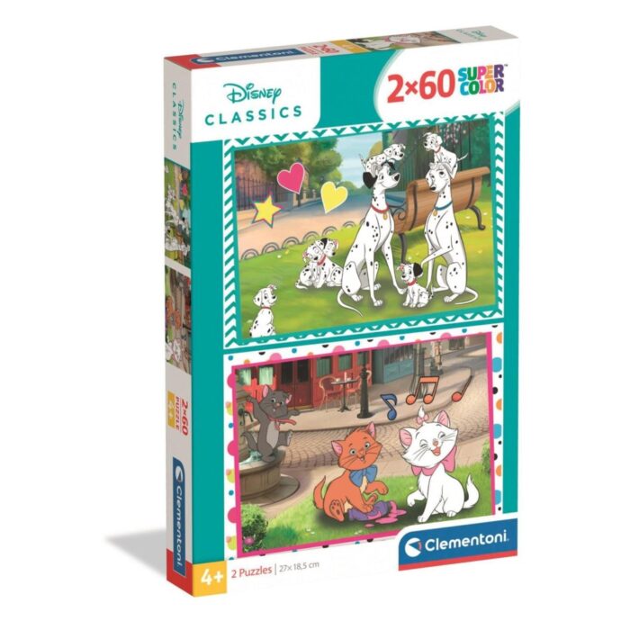 Puzzel Disney classic 2x60 stukjes