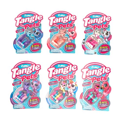 Tangle Pets  6 Assorti (assortiment – willekeurige uitvoering)