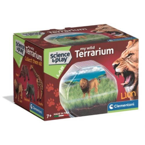 Clementoni wild Terrarium leeuw