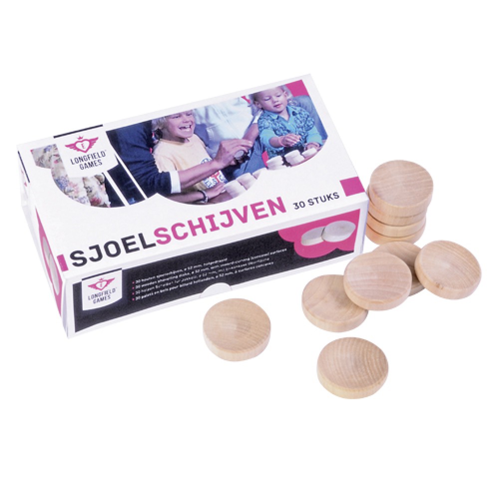 Sjoelschijven Holgedraaid 30 Stuks
