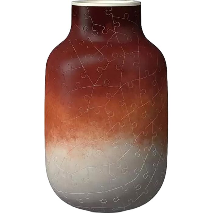 Puzzel 3D Vase Gradient Brick-Red