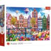 Puzzel kleurvol Amsterdam 1500 stuks