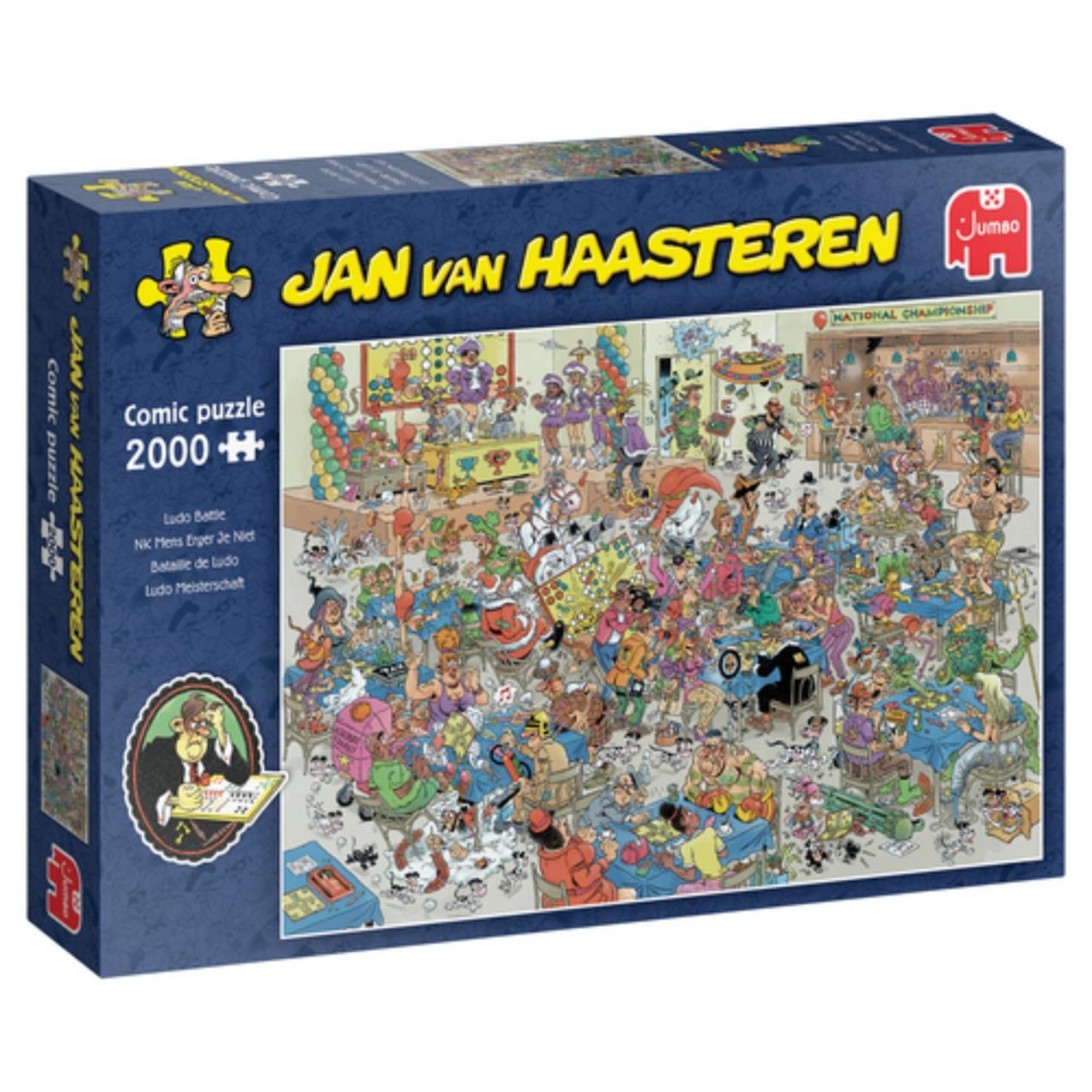 Puzzel Jan van Haasteren Nederlands kampioenschap mens erger je niet 2000 stukjes