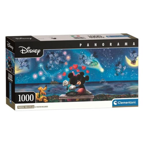 Puzzel 1000 mickey&minnie panorama