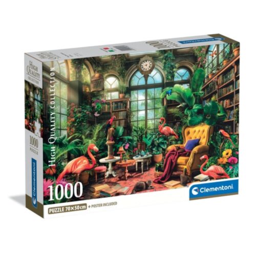 Puzzel 1000 bibliotheek in kas